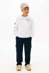 Tommy Hilfiger gyerek pamut melegítőnadrág - sötétkék 152