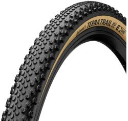 Continental Terra Trail ProTection 28x1, 5 (40-622) gravel külső gumi (köpeny), kevlárperemes, defektvédett (ProTection), TL-Ready, E25, 445g, krémszínű oldalfallal, OEM kiszerelés