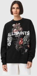 AllSaints pamut melegítőfelső ANIA - fekete S