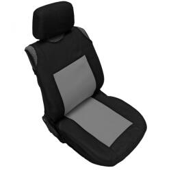  Trikó üléshuzat fejtámla huzatokkal, vastag anyag, szürke - párban