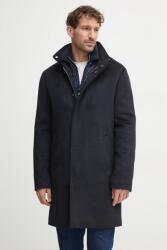 GUESS kabát gyapjú keverékből URBAN sötétkék, átmeneti, M4BL30. WGJ82 - sötétkék XXL