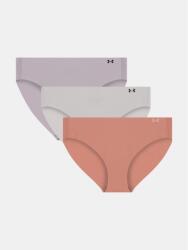 Under Armour Női alsónadrág Under Armour UA Pure Stretch NS BKN (3db) rózsaszín