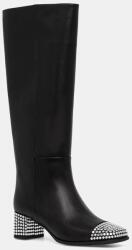 MICHAEL Michael Kors bőr csizma Matilda fekete, magassarkú, 40F5MTMB7L. 001 - fekete Női 41