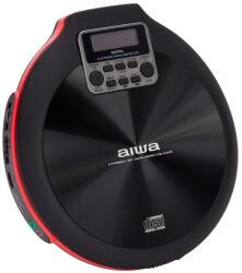 Aiwa PCP-850RD Hordozható MP3 Discman X-HyperBass és 50mp ESP védelemmel, fülhallgatóval és igényes tárolóval, piros - hififutar