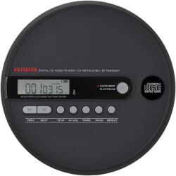 Aiwa PCP-1050 Bluetooth 5.4 MP3 Discman, 60mp ESP védelem, X-HyperBass, USB-C töltés és 8 órás üzemidő (PCP-1050)