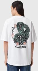 AllSaints pamut póló - fehér L - answear - 30 990 Ft