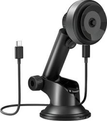 Energea AirLock univerzális autós tartó vezetéknélküli töltéssel, szélvédőre, fekete (AL-PM-GUN) (AL-PM-GUN)