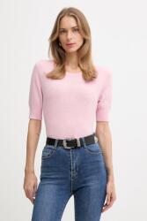 Benetton pulóver könnyű, bézs, 1002D10D2 - rózsaszín S - answear - 22 990 Ft