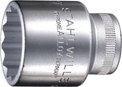 STAHLWILLE 50 30 03010030 kettős hatlap Dugókulcs betét 30 mm 1/2 (12, 5 mm) (03010030) (03010030)