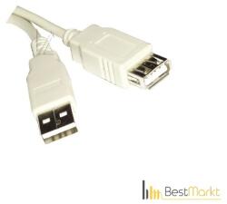  PRC USB 2.0 A-A 3m hosszabbító kábel (USB A/A-3M PM) (USB A/A-3M PM)