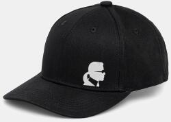Karl Lagerfeld pamut baseball sapka - fekete Univerzális méret - answear - 18 990 Ft
