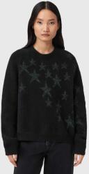 AllSaints pulóver gyapjúkeverékből fekete, W089KD - fekete M