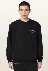 AllSaints pamut melegítőfelső UNDERGROUND - fekete S - answear - 51 990 Ft