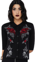 KILLSTAR дамска жилетка (top) KILLSTAR - Batty Blaze - Cardigan - Black - KSRA013595