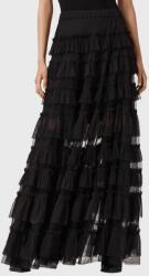 AllSaints szoknya fekete, maxi, harang alakú, W071RD - fekete 40