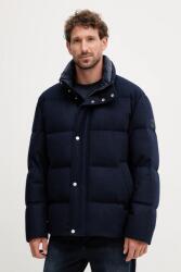 BOSS pehelykabát gyapjúkeverékből - sötétkék 56