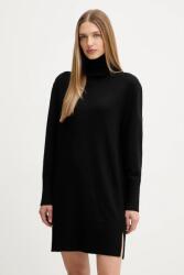 BOSS Orange ruha gyapjúkeverékből - fekete M