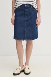 Tommy Hilfiger farmer szoknya sötétkék, mini, egyenes, WW0WW44390 - sötétkék 40