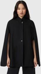 AllSaints baba gyapjúkeverék pulóver fekete, W102OD - fekete M