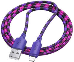  Cable USB A to Lightning Hoco 2, 4A 1 m X116 gradient purple (6942007650793)