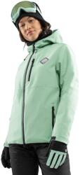 SIROKO Női hódeszkás kabát W2-W Emerald Zöld zöld