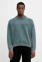 Calvin Klein pamut pulóver zöld, LV04RE300G - zöld M