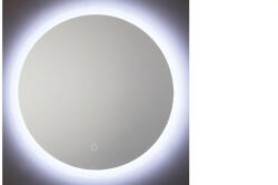 Gladys Kerek fürdőszobai tükör érintő kapcsolós LED világítással és páramentesítővel, hideg fényű, 60 x 60 cm, GLADYS (20540200)