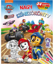 JIRI MODELS Nagy színezőkönyv matricákkal - Mancs őrjárat (8289-0)