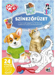 JIRI MODELS Kifestő füzet matricákkal A4 - Kutyák és cicák (8315-6)
