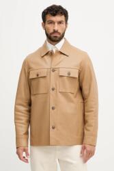 BOSS bőrdzseki - zöld 50