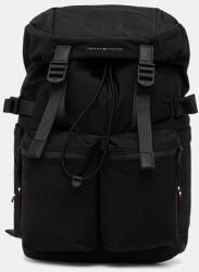 Tommy Hilfiger hátizsák fekete, nagy, sima, AM0AM14038 - fekete Univerzális méret