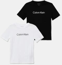 Calvin Klein gyerek pamut póló 2 db - fekete 152 - answear - 18 990 Ft