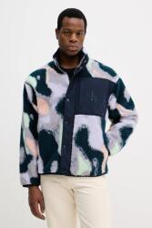 Calvin Klein gyapjú pulóver sötétkék, mintás, LV04RD220G - sötétkék M