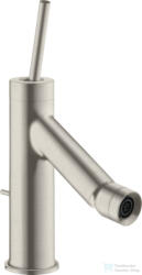 Hansgrohe Axor Starck egykaros bidé csaptelep automata leeresztővel, rozsdamentes acél hatású 10211800 (10211800)
