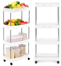 Multistore Raft pe roți 4 rafturi (PJJCBS101-04) Raft