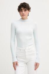 Calvin Klein pulóver könnyű, félgarbó nyakú, LV044D348G - kék XXS