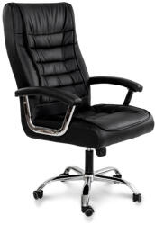 VELORA Office Line VEGA Onyx - prémium főnöki irodai szék, fekete (GH-B21-BL)