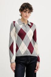 Tommy Hilfiger pamut pulóver könnyű, szürke, WW0WW48393 - szürke S