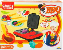Crafy Set de modelare din plastilina, pentru gratar BBQ, Crafy, 22 piese