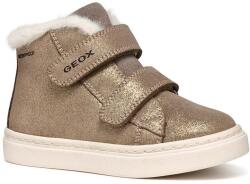 Geox gyerek télicipő velúrból NASHIK WPF bézs, B465XA. 00077 - bézs 25