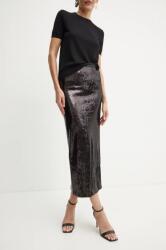 BOSS szoknya fekete, maxi, ceruza fazonú, 50527005 - fekete S