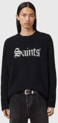 AllSaints pulóver gyapjúkeverékből fekete, M053KD - fekete M
