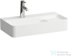 Laufen Val SaphirKeramik 60x31, 5 cm-es kompakt mosdó túlfolyó nélkül, matt fehér H8152857571111 (H8152857571111)
