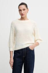 Benetton pulóver moherkeverékből - bézs S - answear - 24 990 Ft