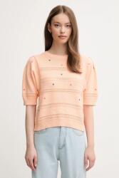 Benetton pamut pulóver - narancssárga XXS