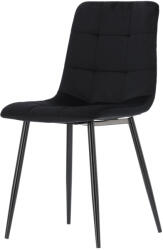 Garden line 4 db MODERN BÁRSONY STEPPELT fekete SZÉK (FAT2951)