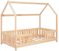 Dechland Ágy, házikó formában natúr (160x80cm ) (BD008)