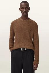 AllSaints pulóver gyapjúkeverékből - barna XL - answear - 62 990 Ft