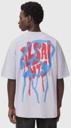 AllSaints pamut póló - lila XL