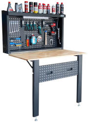 Farys Összecsukható munkaasztal LED lámpával és fiókokkal FR4021 (FR4021)